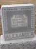 Grave Marker - Alexander