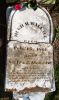 Grave marker - Richison